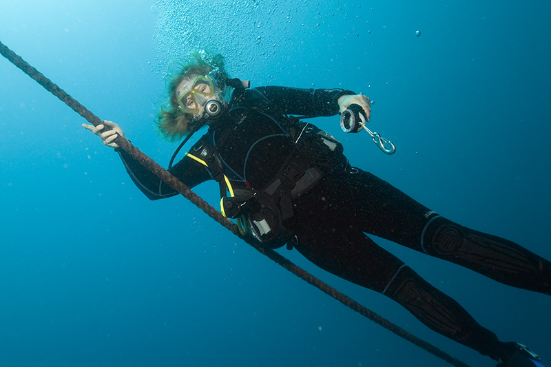 On the Rope / Vanuatu / Saltwater Diving / Photos Nies.ch