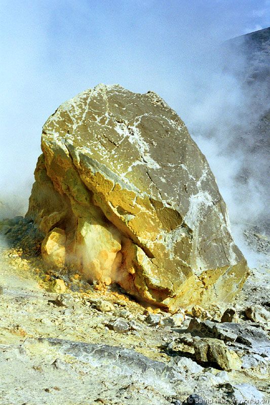Rock with Sulfur