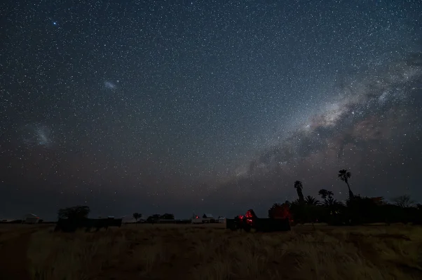 Milky Way with Large and Small Magellanic Clouds