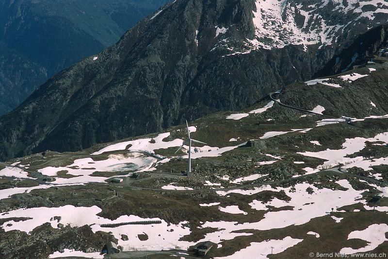 Windkraftanlage Oberalppass