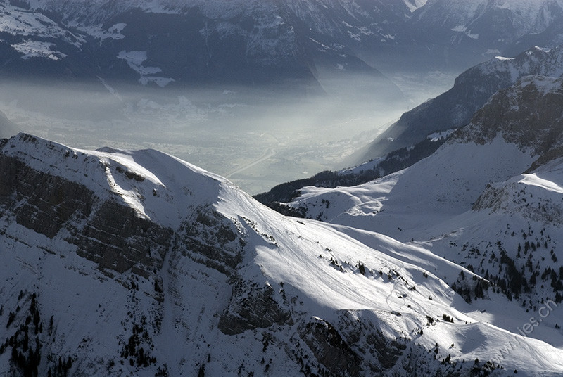 Valley in the mist