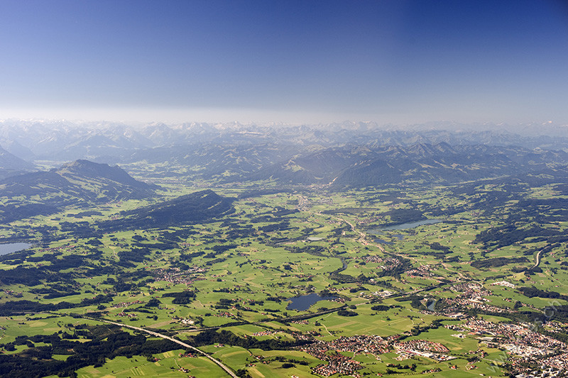 Allgäu mit Alpen