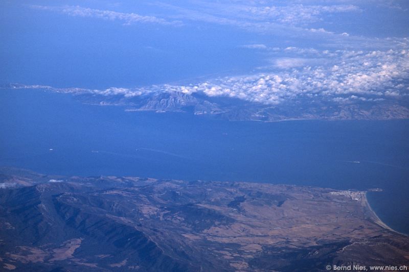 Strasse von Gibraltar und Tarifa