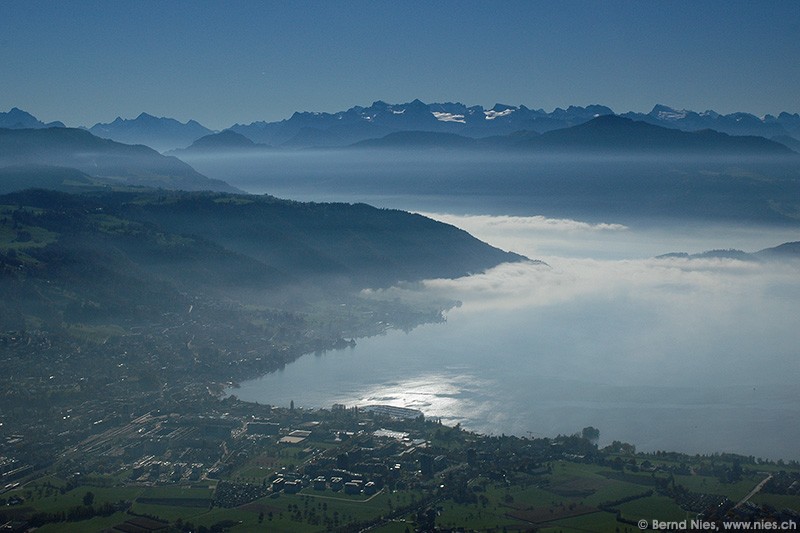 Zug, Zugersee, Alpen