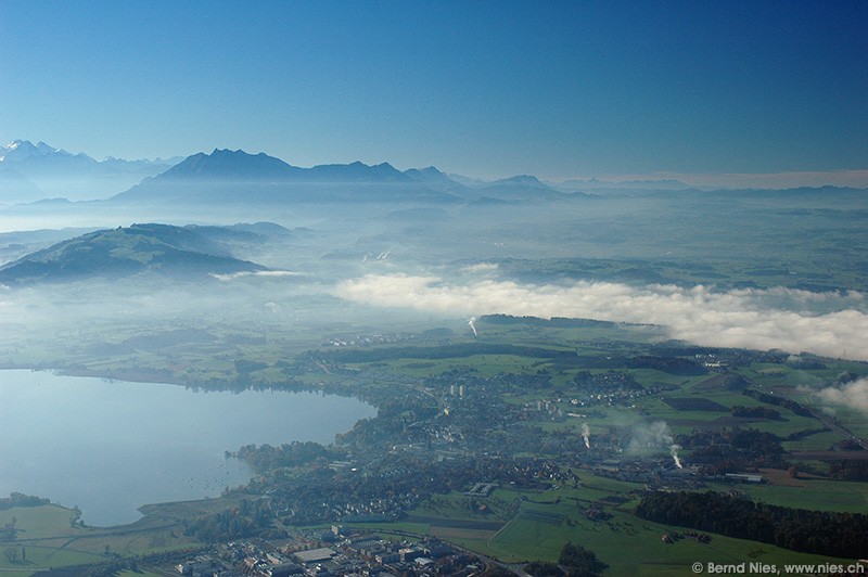 Zugersee mit Cham