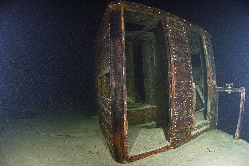 Jura paddle wheel box portside