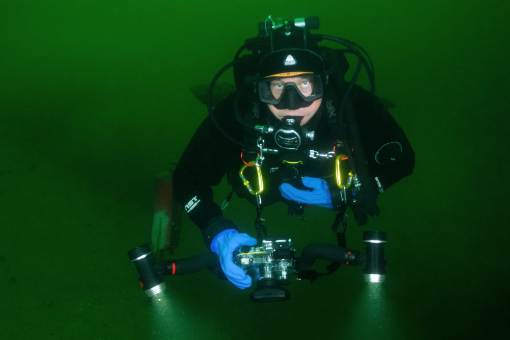 Diver with Camera