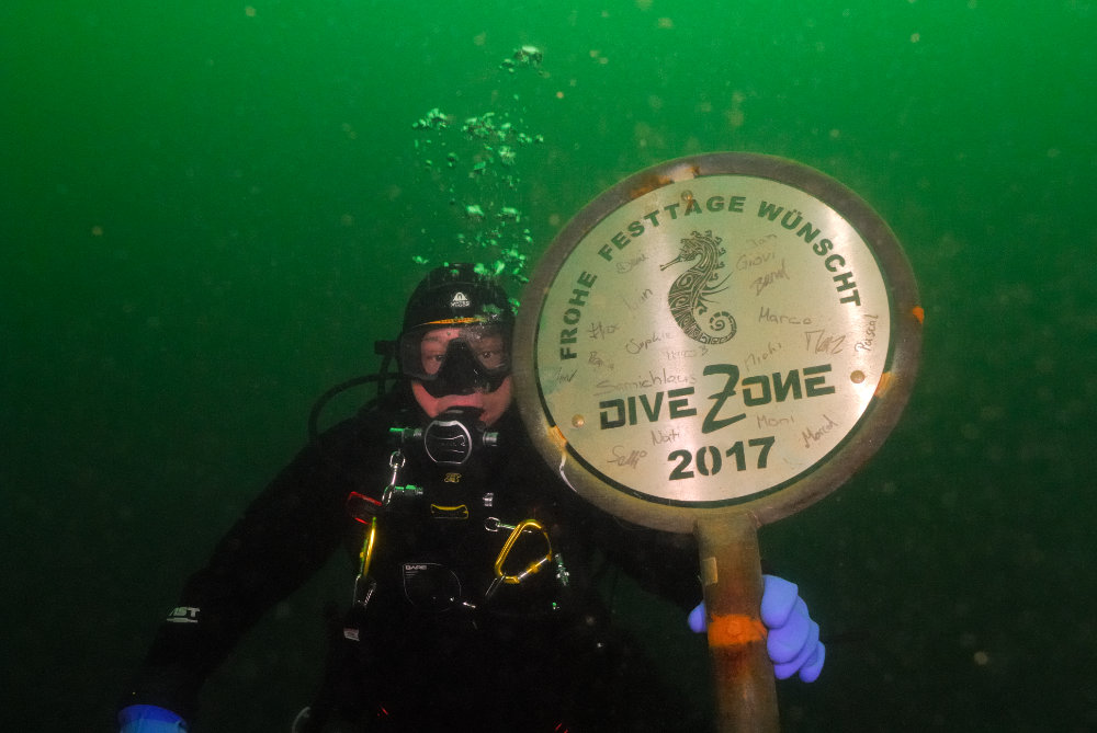 DiveZone Sign