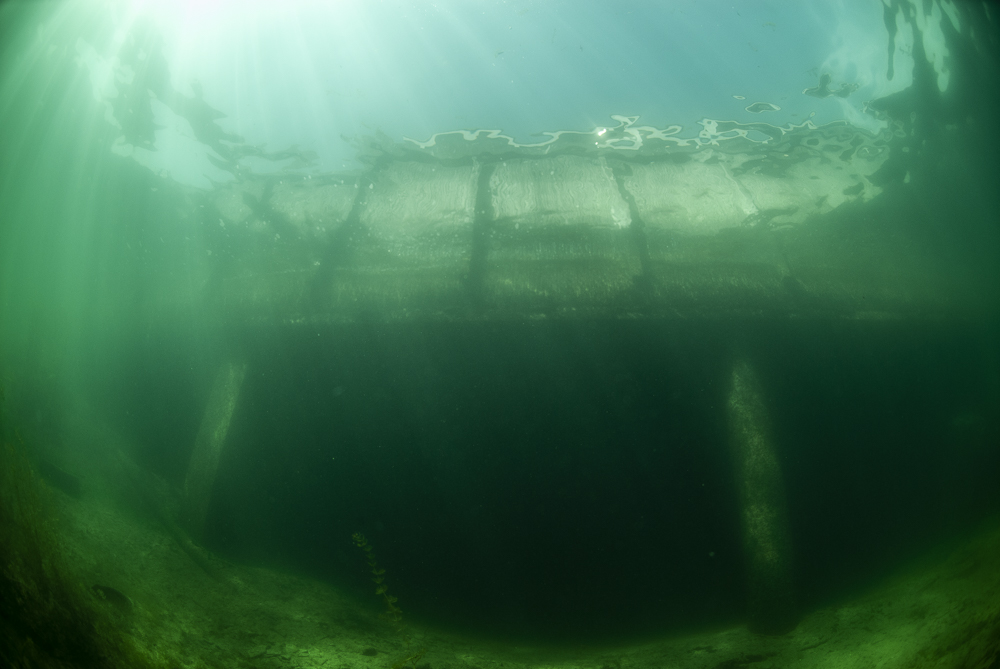 Pump house from below