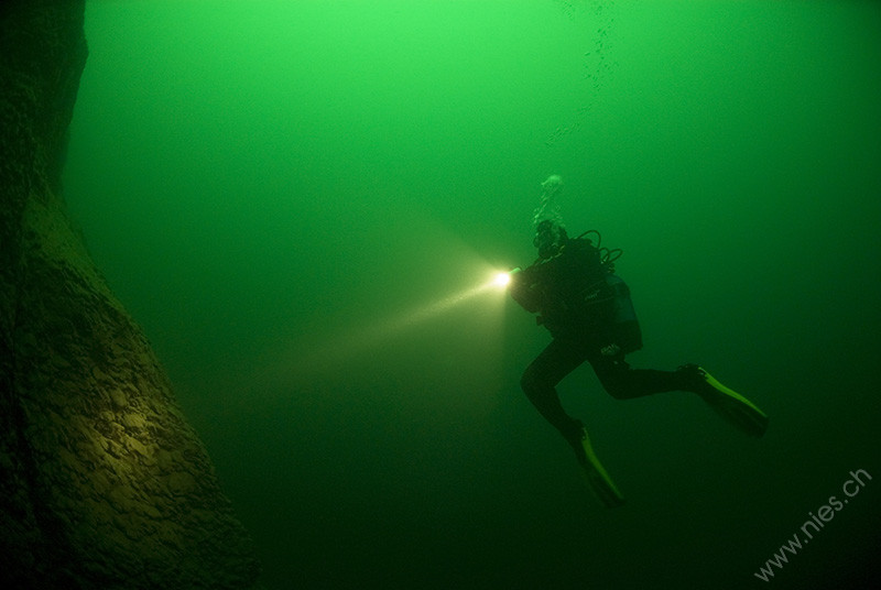 Diver with Lamp