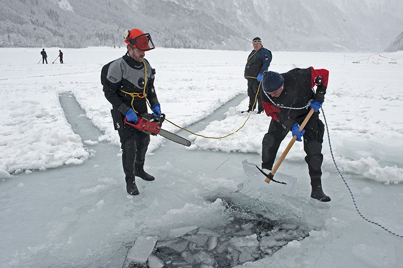 Getting out Iceblocks