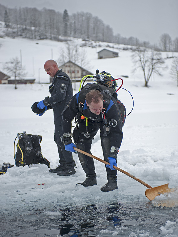 Shoveling Ice