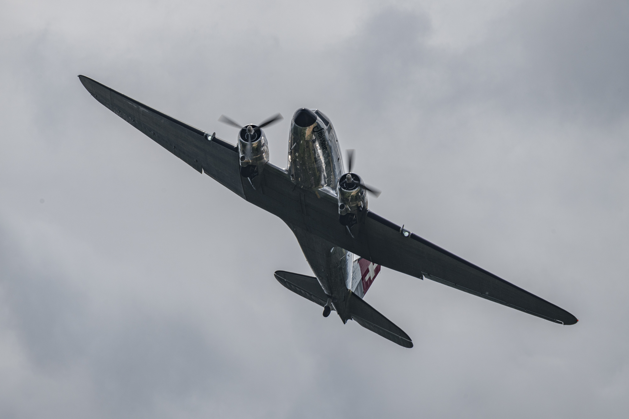 Classic Formation. Swissair Douglas DC-3