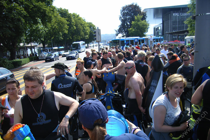 Crowd in Lucerne