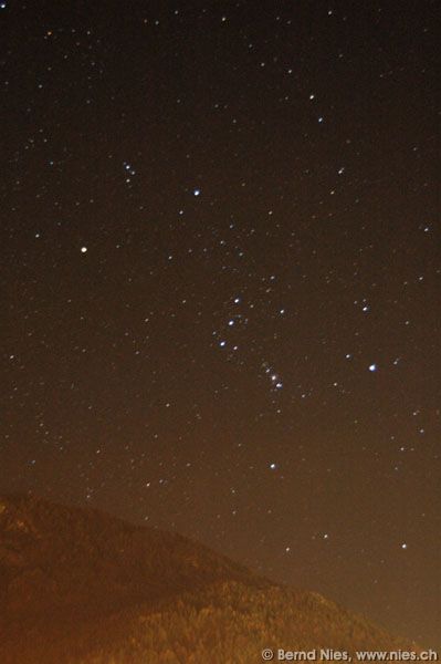 Orion above Chur