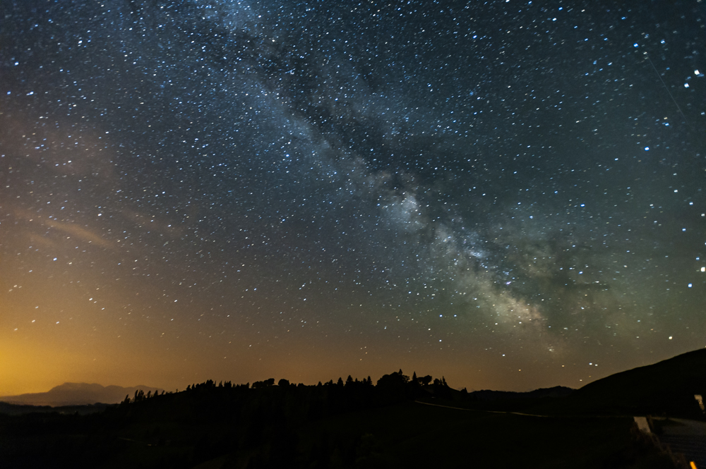 Milky Way and Light Pollution