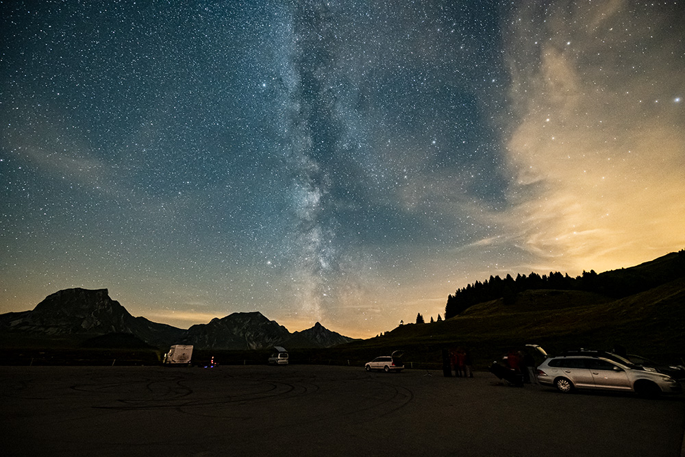 Milky Way with Clouds