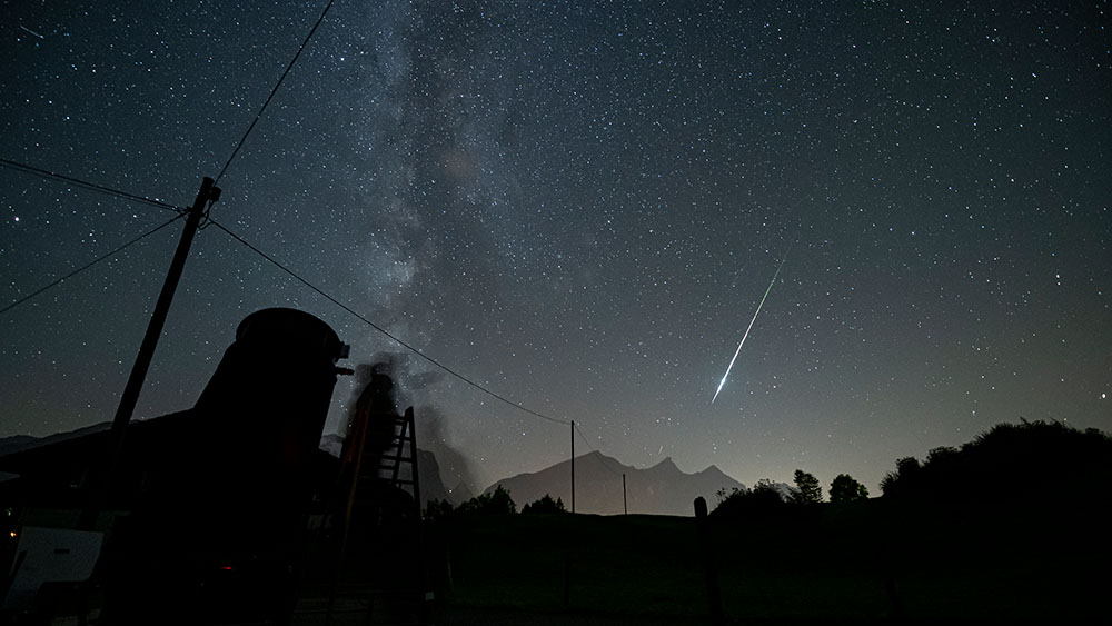 Milky Way with Bolide