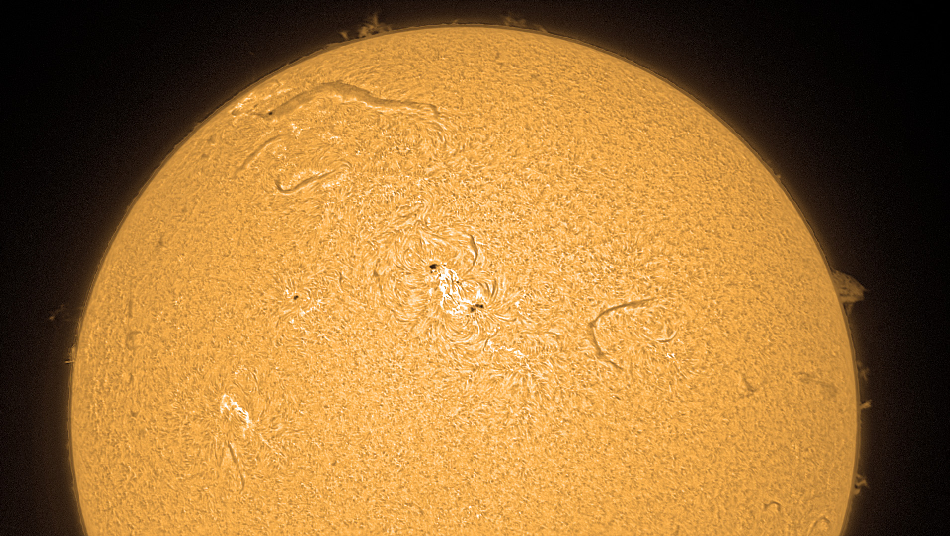 Sonne Hα, 21.6.2022