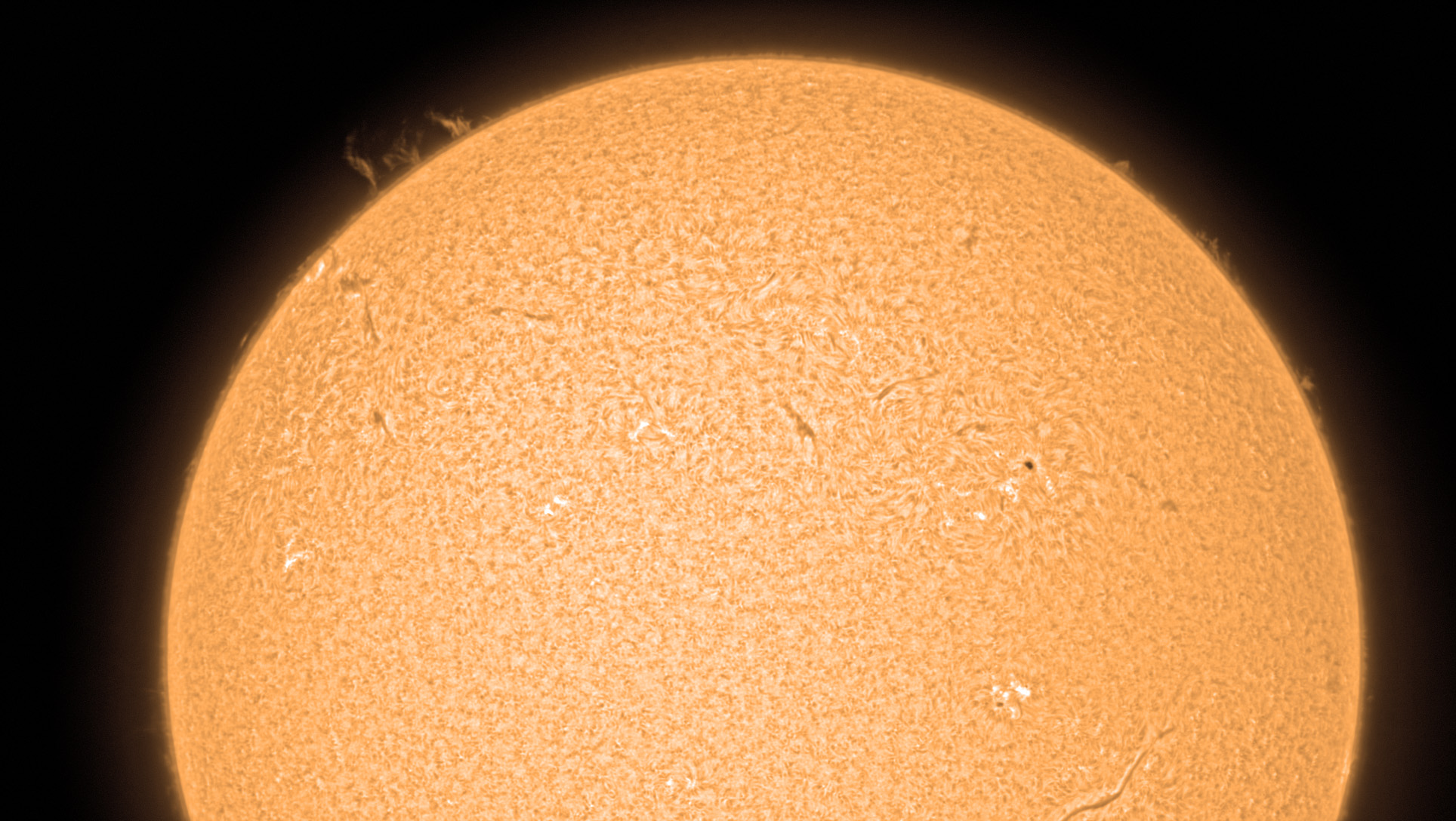 Sun in Hα on 29 June 2022