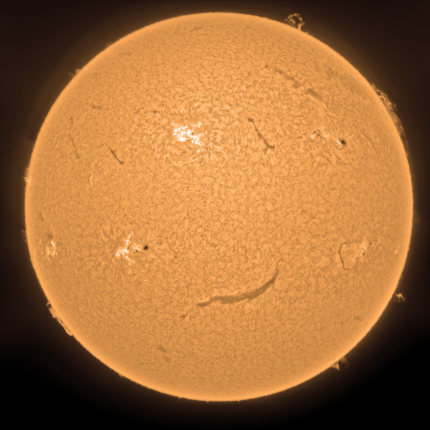 Sonne Hα, 15.7.2022