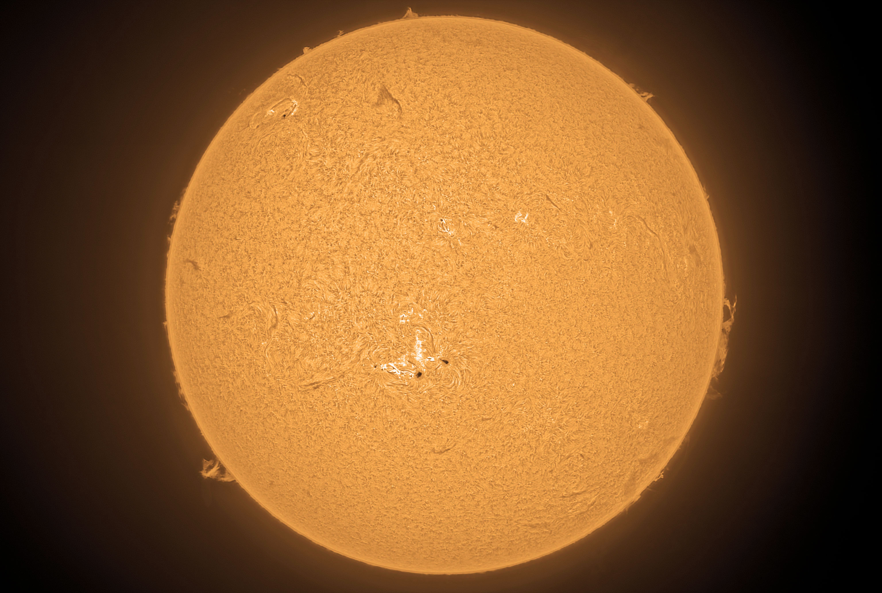 Sun Hα, 27.4.2023