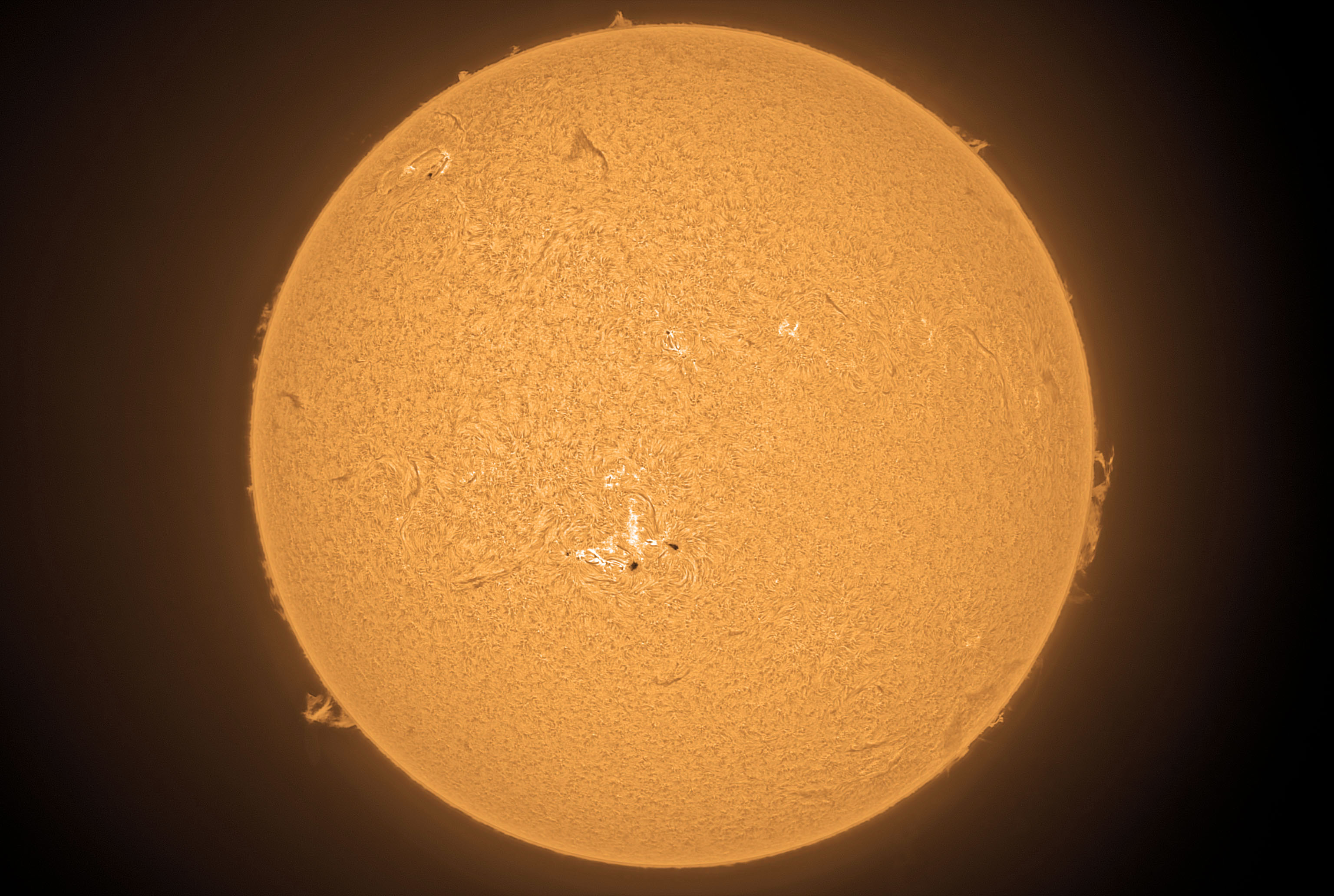 Sonne Hα, 27.4.2023