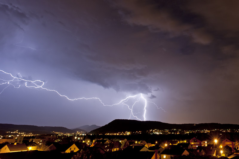 Lightning over Baden