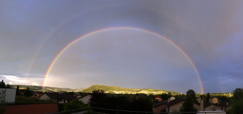 Doppelter Regenbogen