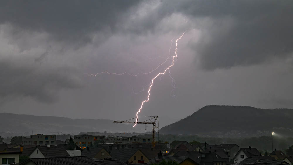 Gewitter über Baden