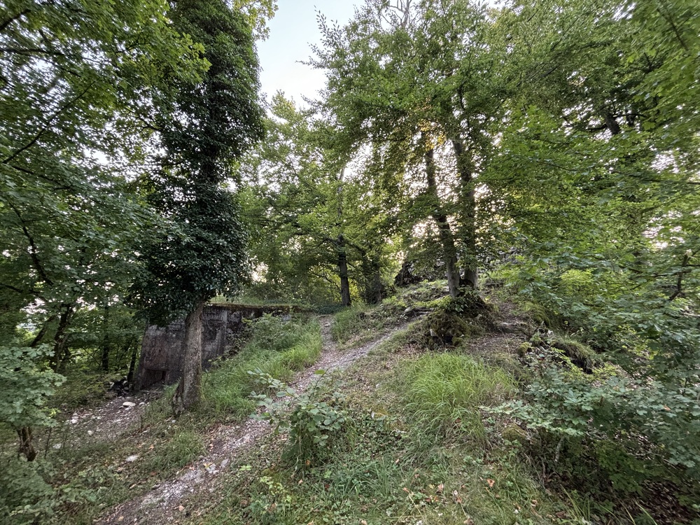 Ruine Besserstein. Ruinen aus der Steinzeit, Mittelalter und Zweiten Weltkrieg.