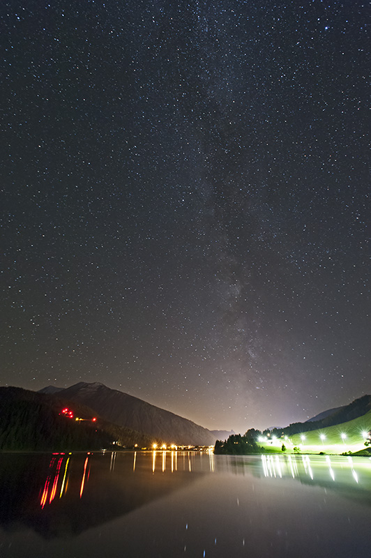 Milchstrasse über Davosersee