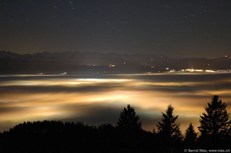 Leuchtendes Nebelmeer