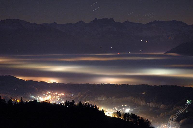 Leuchtendes Nebelmeer