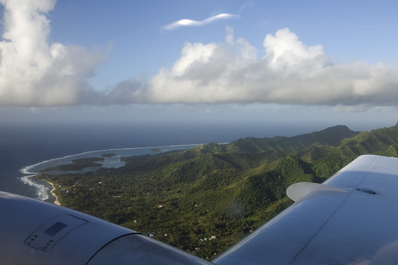 Rarotonga mit Lagune