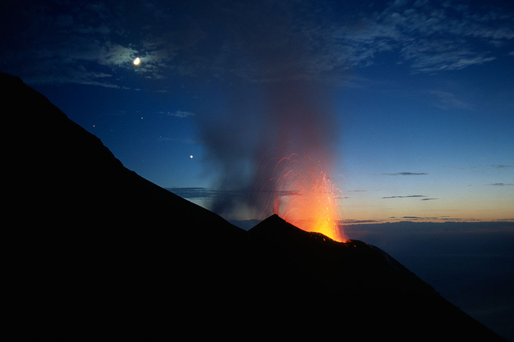 Stromboli in Dusk