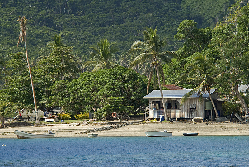 Hütte am Strand