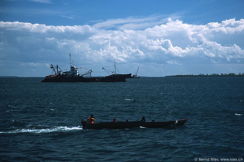 Ships in port