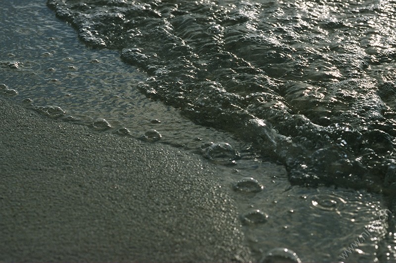 Schäumendes Salzwasser