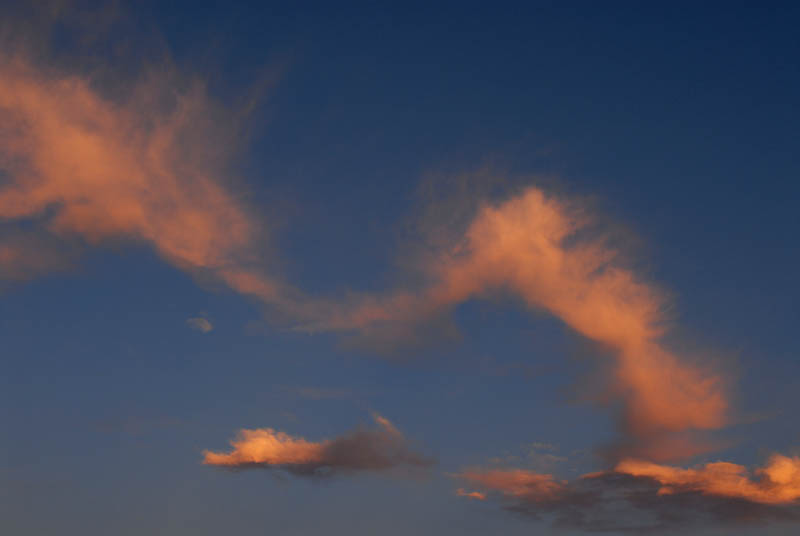 Colored clouds