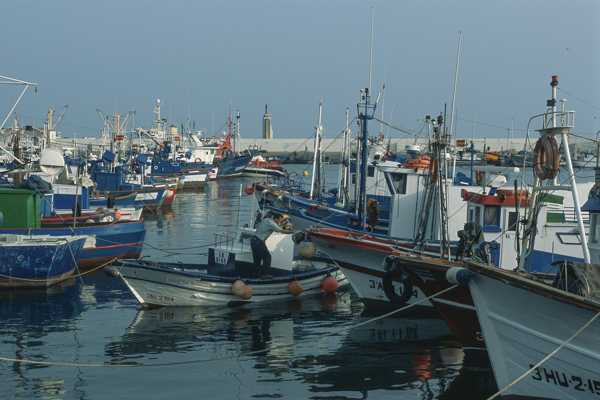 Fishing boats in port