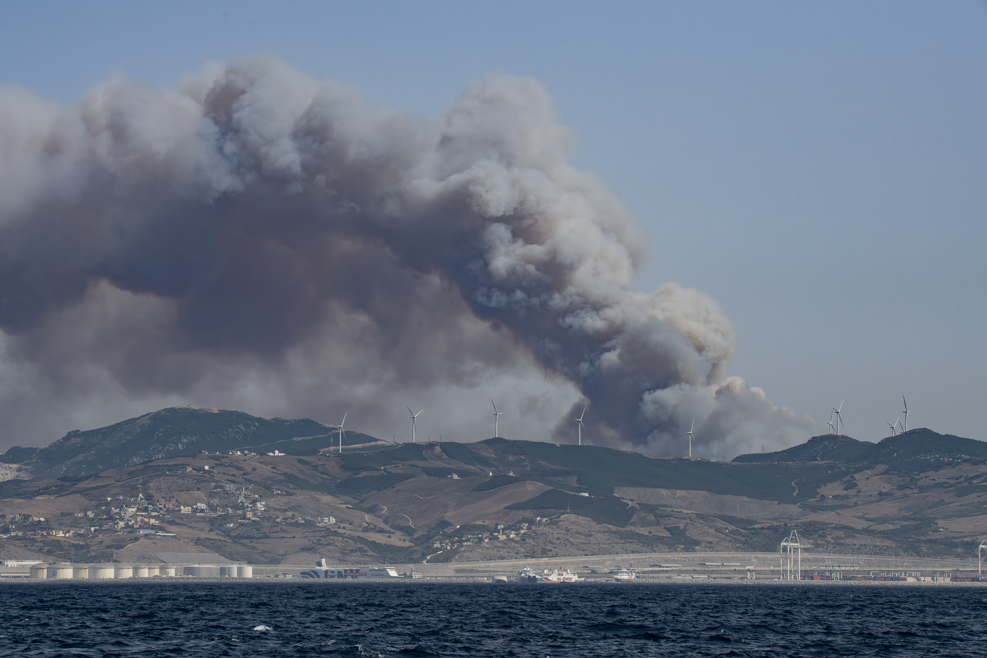 Wildfire in Morocco