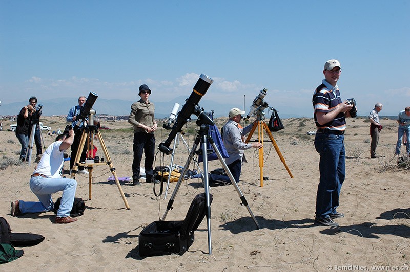 Sonnenfinsternis 2006 Vorbereitung