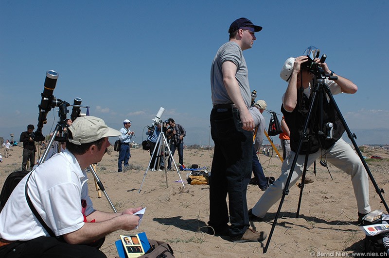 Solar eclipse 2006 Preparation