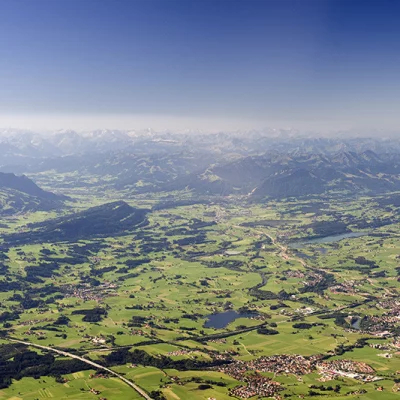 Allgäu mit Alpen
