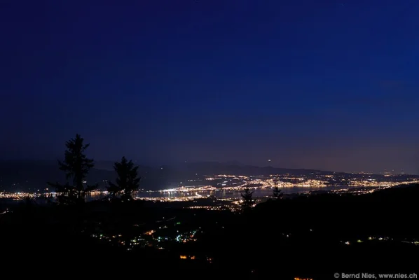 Zürichsee bei Nacht