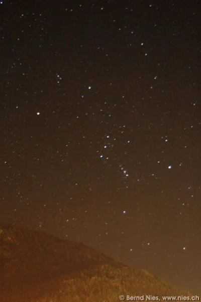 Orion above Chur