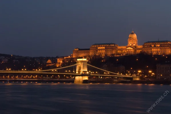 Castle with chain bridge