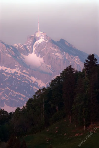 Säntis bei Sonnenutergang