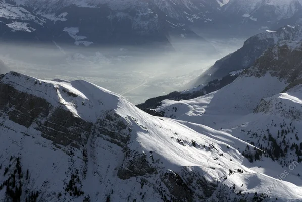 Valley in the mist